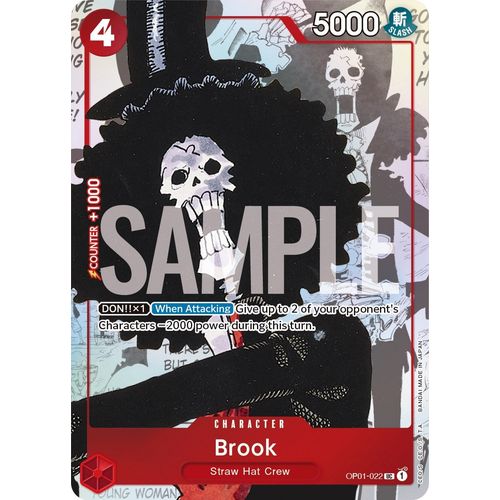 Brook - OP01 - 022 (Alternate Art) (OP01 - 022) [One Piece Promotion Cards] - PokéBox Australia