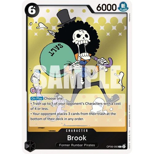 Brook (OP06 - 092) [Wings of the Captain] - PokéBox Australia