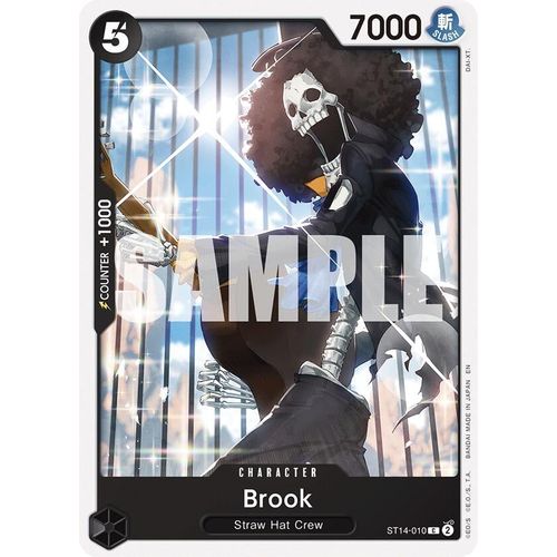 Brook (Reprint) (ST14 - 010) [Starter Deck 26: PURPLE/BLACK Monkey.D.Luffy] - PokéBox Australia