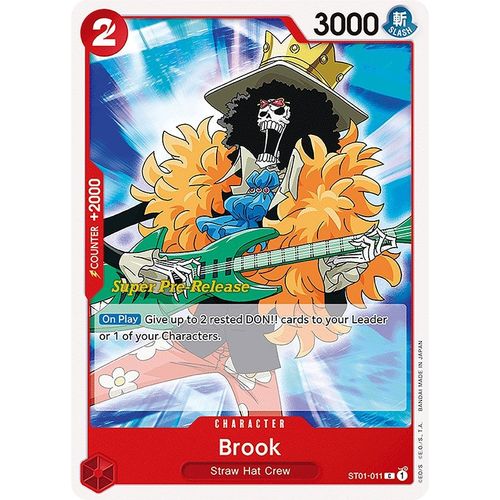 Brook (ST01 - 011) [Super Pre - Release Starter Deck 1: Straw Hat Crew] - PokéBox Australia