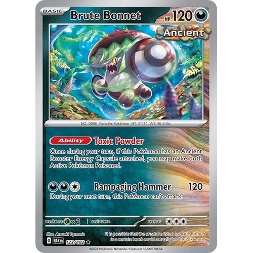 Brute Bonnet - 123/182 (Cosmos Holo) (123/182) [Miscellaneous Cards & Products] - PokéBox Australia