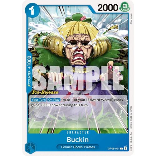 Buckin (OP08 - 051) [Two Legends Pre - Release Cards] - PokéBox Australia