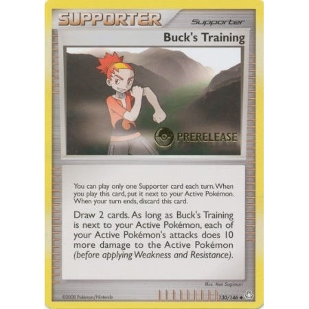 Buck's Training - 130/146 (Prerelease) (130) (Miscellaneous Cards & Products) - PokéBox Australia