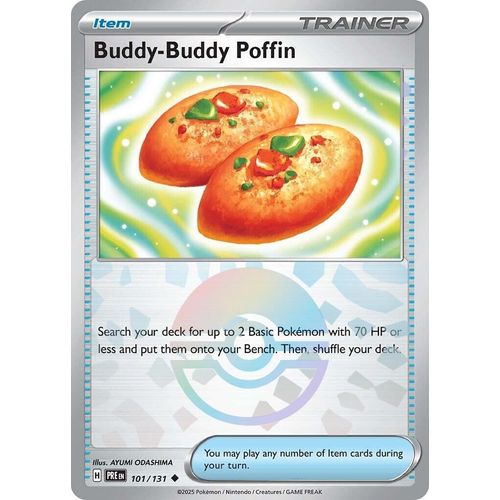 Buddy - Buddy Poffin (Poke Ball Pattern) (101/131) [SV: Prismatic Evolutions] - PokéBox Australia