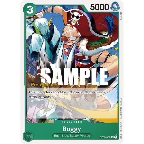 Buggy (032) (OP03 - 032) [Pillars of Strength Pre - Release Cards] - PokéBox Australia