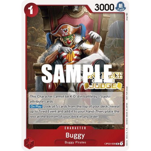 Buggy (Judge Pack Vol. 2) (OP03 - 008) [One Piece Promotion Cards] - PokéBox Australia