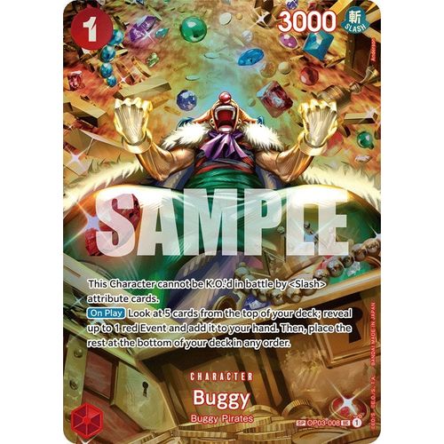 Buggy (SP) (OP03 - 008) [Wings of the Captain] - PokéBox Australia