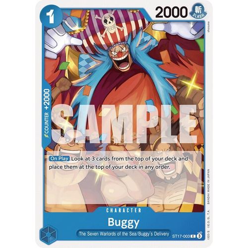 Buggy (ST17 - 003) [Starter Deck 17: BLUE Donquixote Doflamingo] - PokéBox Australia
