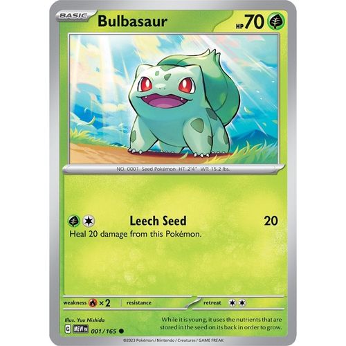 Bulbasaur (001/165) [SV: Scarlet & Violet 151] - PokéBox Australia