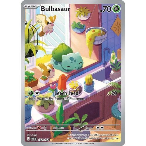 Bulbasaur (143/142) [SV07: Stellar Crown] - PokéBox Australia