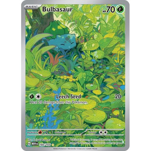 Bulbasaur (166/165) [SV: Scarlet & Violet 151] - PokéBox Australia