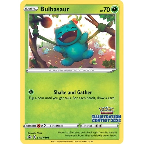 Bulbasaur (Illustration Contest 2022) (SWSH303) (SWSH: Sword & Shield Promo Cards) - PokéBox Australia