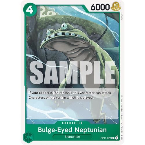 Bulge - Eyed Neptunian (OP11 - 027) [A Fist of Divine Speed] - PokéBox Australia