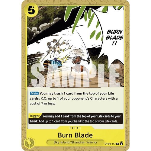 Burn Blade (OP08 - 117) [Two Legends] - PokéBox Australia