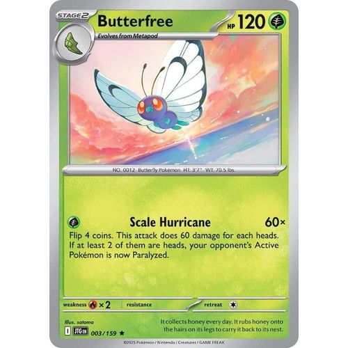 Butterfree (003/159) (SV09: Journey Together) - PokéBox Australia