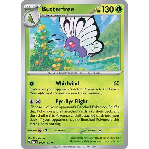 Butterfree (012/165) [SV: Scarlet & Violet 151] - PokéBox Australia