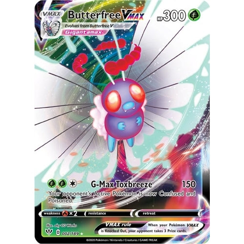 Butterfree VMAX (002/189) (SWSH03: Darkness Ablaze) - PokéBox Australia