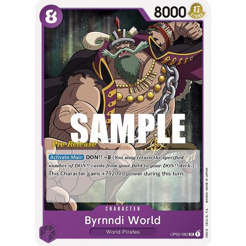 Byrnndi World (OP02 - 082) [Paramount War Pre - Release Cards] - PokéBox Australia