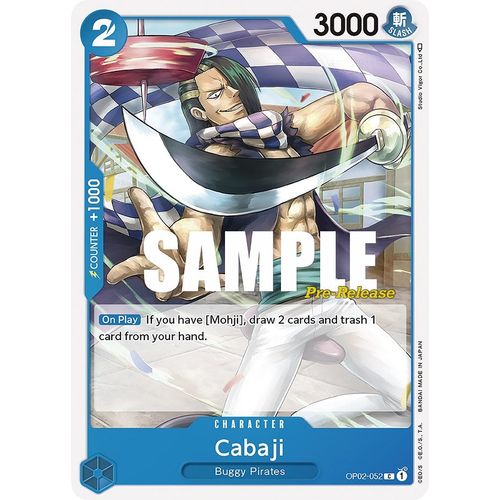 Cabaji (OP02 - 052) [Paramount War Pre - Release Cards] - PokéBox Australia