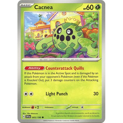 Cacnea (005/198) [SV01: Scarlet & Violet Base Set] - PokéBox Australia