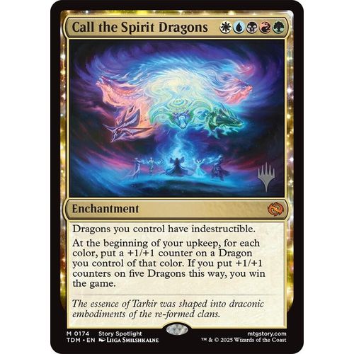 Call the Spirit Dragons (174) (Promo Pack: Tarkir: Dragonstorm) - PokéBox Australia