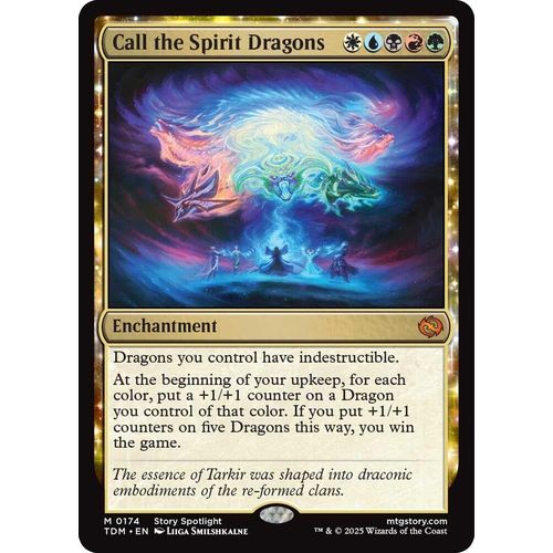 Call the Spirit Dragons (174) (Tarkir: Dragonstorm) - PokéBox Australia