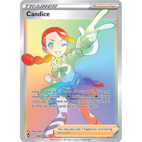 Candice (Secret) (204/195) (SWSH12: Silver Tempest) - PokéBox Australia