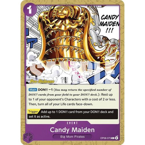 Candy Maiden (OP08 - 075) [Two Legends Pre - Release Cards] - PokéBox Australia