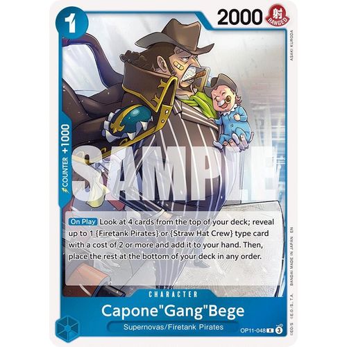 Capone"Gang"Bege (048) (OP11 - 048) [A Fist of Divine Speed] - PokéBox Australia