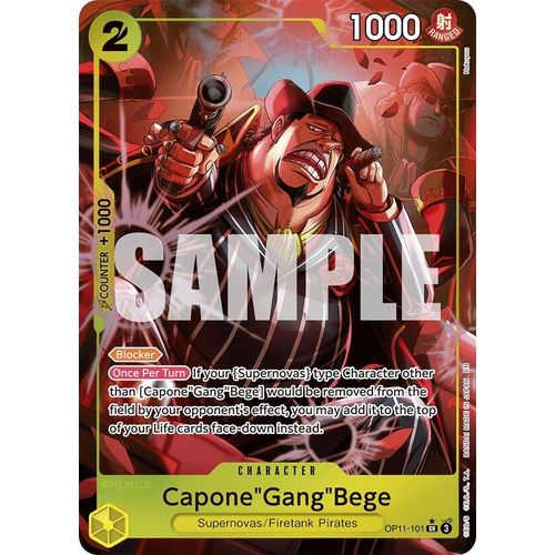 Capone"Gang"Bege (101) (Alternate Art) (OP11 - 101) [A Fist of Divine Speed] - PokéBox Australia
