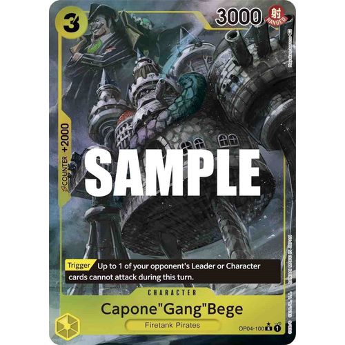 Capone"Gang"Bege (Alternate Art) (OP04 - 100) [Kingdoms of Intrigue] - PokéBox Australia