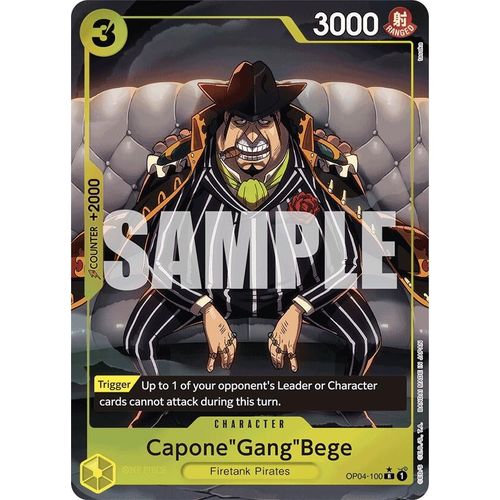 Capone"Gang"Bege (OP04 - 100) (Alternate Art) (OP04 - 100) [Premium Booster - The Best - ] - PokéBox Australia