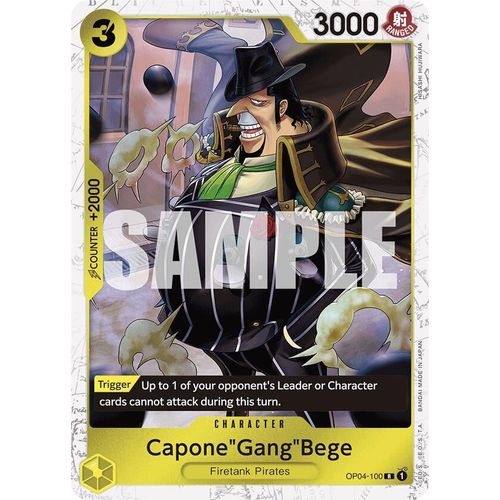 Capone"Gang"Bege (OP04 - 100) (Jolly Roger Foil) (OP04 - 100) [Premium Booster - The Best - ] - PokéBox Australia