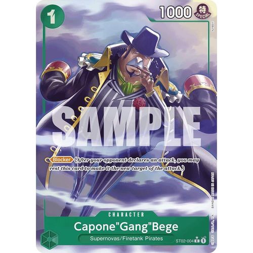 Capone"Gang"Bege (ST02 - 004) (Alternate Art) (ST02 - 004) [Premium Booster - The Best - ] - PokéBox Australia
