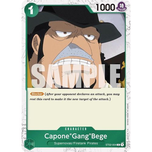 Capone"Gang"Bege (ST02 - 004) (Jolly Roger Foil) (ST02 - 004) [Premium Booster - The Best - ] - PokéBox Australia