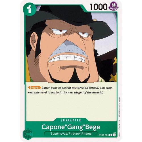 Capone"Gang"Bege (ST02 - 004) [Starter Deck 2: Worst Generation] - PokéBox Australia