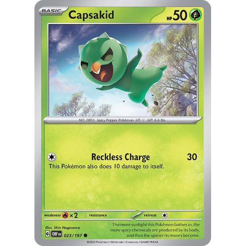 Capsakid (023/197) [SV03: Obsidian Flames] - PokéBox Australia