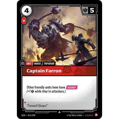 Captain Farron (015/298) (Origins) - PokéBox Australia