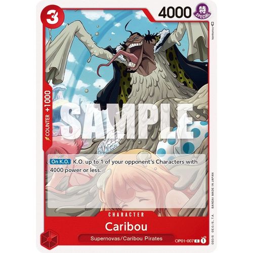 Caribou (OP01 - 007) [Romance Dawn] - PokéBox Australia
