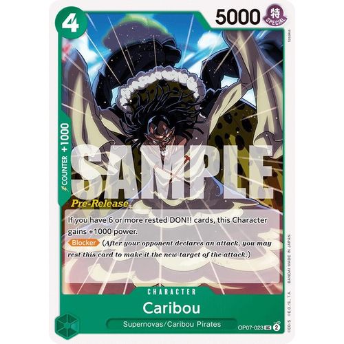 Caribou (OP07 - 023) [500 Years in the Future Pre - Release Cards] - PokéBox Australia