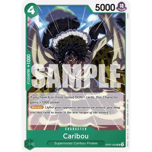 Caribou (Reprint) (OP07 - 023) [Starter Deck 24: GREEN Jewelry Bonney] - PokéBox Australia