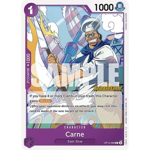 Carne (OP12 - 066) (Legacy of the Master Release Event Cards) - PokéBox Australia
