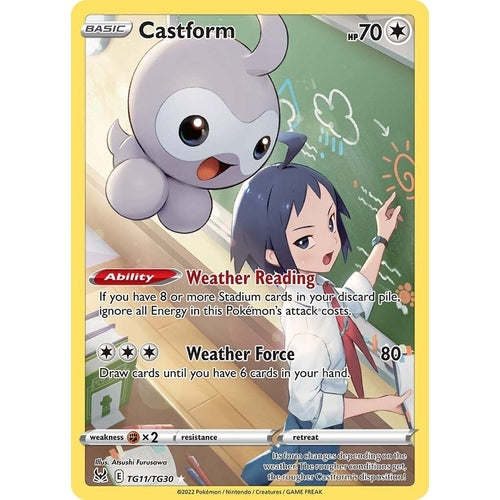 Castform (TG11/TG30) (SWSH11: Lost Origin Trainer Gallery) - PokéBox Australia
