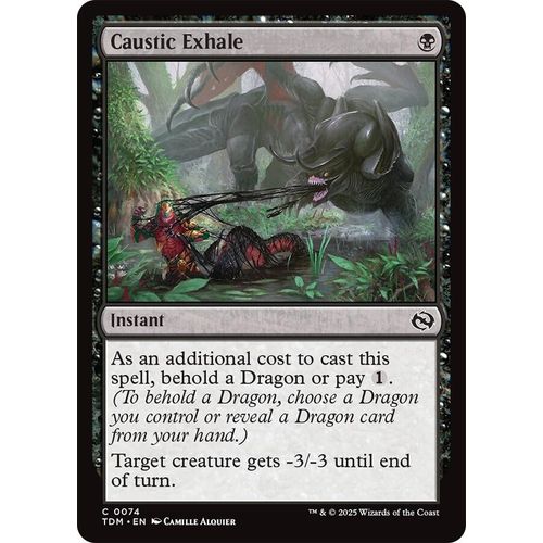 Caustic Exhale (74) (Tarkir: Dragonstorm) - PokéBox Australia