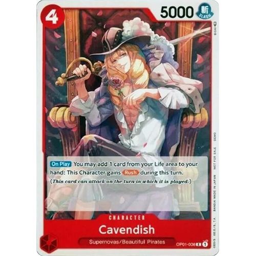 Cavendish (OP01 - 008) [One Piece Demo Deck Cards] - PokéBox Australia