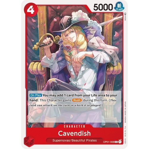 Cavendish (OP01 - 008) [Romance Dawn] - PokéBox Australia
