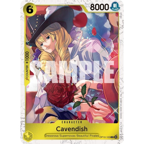 Cavendish - OP10 - 105 (Pirate Foil) (OP10 - 105) (Premium Booster - The Best - Vol. 2) - PokéBox Australia