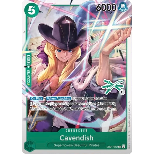 Cavendish (Zoro Deck) (EB01 - 012) (Learn Together Deck Set) - PokéBox Australia