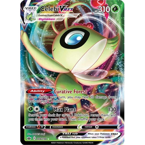 Celebi VMAX (008/198) (SWSH06: Chilling Reign) - PokéBox Australia