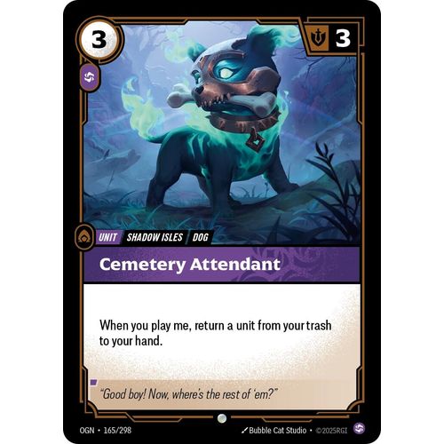 Cemetery Attendant (165/298) (Origins) - PokéBox Australia